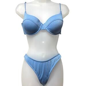 Blue Women's Swimwear Set